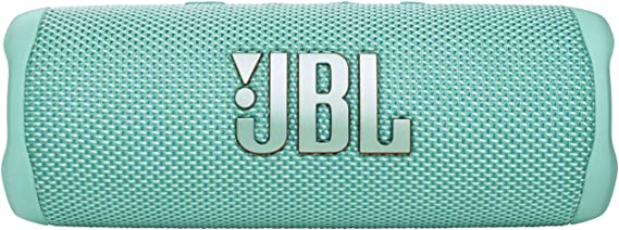 JBL Flip 6 - Portable Bluetooth Speaker, powerful sound and deep bass, IPX7 waterproof, 12 hours of playtime, JBL PartyBoost for multiple speaker pairing, speaker for home, outdoor and travel (Teal)