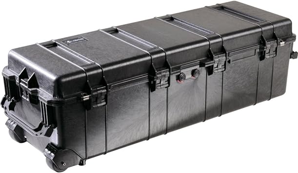 Pelican Long Black Wheeled Black Case - No Foam 1740-001-110