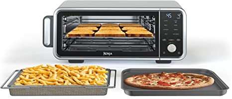 Ninja SP201 Foodi 8-in-1 Digital Air Fry Oven Pro, Countertop Oven, Broil, Dehydrate, 1800-watts, Stainless Steel