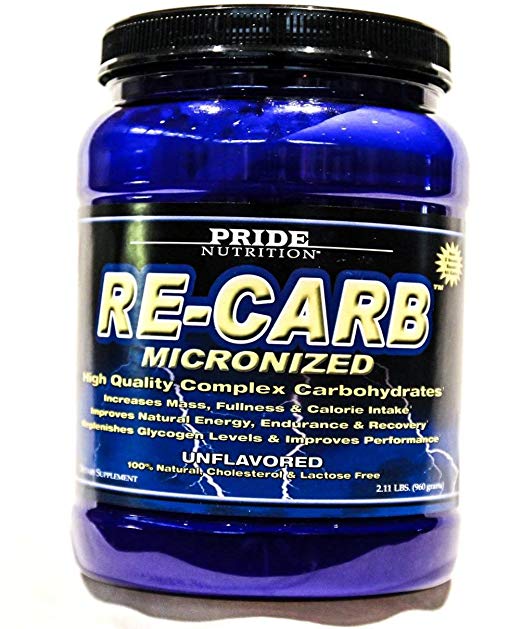 Best Complex Carbohydrate Powder~RE-CARB Unflavored 2.11g~ Micronized for Endurance & Muscle Fullness Add to Pre-Workout, Intra-Workout, Post-Workout & Protein Formula Improves Maximum Results