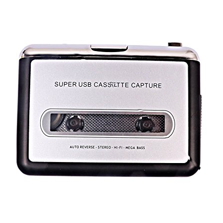 Generic handheld Super Tape to PC USB Cassette-to-MP3 Converter