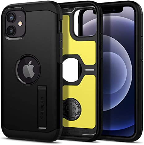 Spigen Tough Armor Designed for iPhone 12 Mini Case (2020) - Black