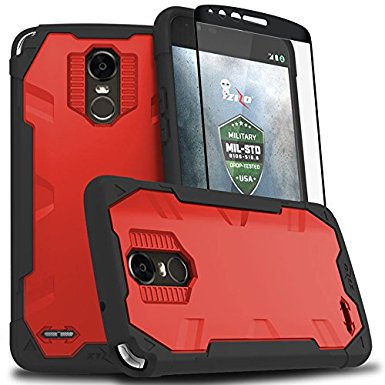 LG Stylo 3 Case, Zizo Proton 2.0 Cover [Military Grade Drop Tested] w/ FREE 0.3m 9H [Tempered Glass Screen Protector] - LG Stylo 3 Plus