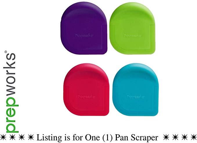 Progressive International Colored Pan Scraper, 1 Piece, Color May Vary