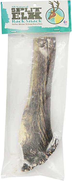 Chasing Our Tails Elk Splits Rack Snack Elk Antler Chew for 90-Pound Dogs, X-Large