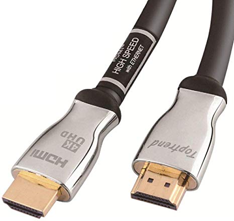 4K HDMI Cable 50ft-HDMI 2.0 Cord Supports 1080p, 3D, 2160p, 4K UHD, HDR, Ethernet and Audio Return -CL3 for in-Wall Installation -26AWG for HDTV, Xbox, Blue-ray Player, PS3, PS4, PC, TV