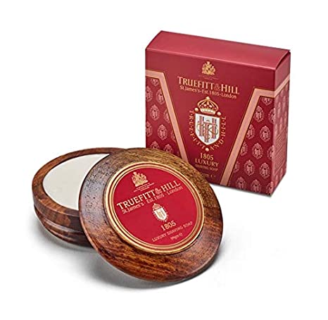 Truefitt & Hill Luxury Shaving Soap in Wooden Bowl- 1805 3.3 ounces