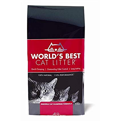 World's Best Cat Litter, Clumping, Biodegradable Extra Strength 6.35kg