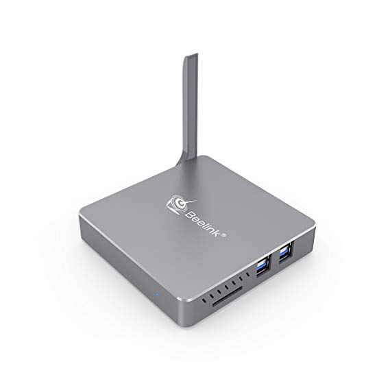 Beelink AP34 Pro Mini PC Dual Dispaly HDMI 4K Output RAM 4GB ROM 64GB DIY SSD [Intel Apollo Lake N3450 Intel HD Graphique 500 1000Mbps/LAN 2.4G 5.8G Dual-WiFi BT4.0 USB3.0]