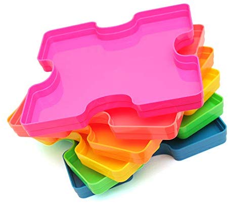 Springbok - Puzzle Sorting & Stacking Tray Set of 6 - Storage for Puzzles up to 1000 Pieces