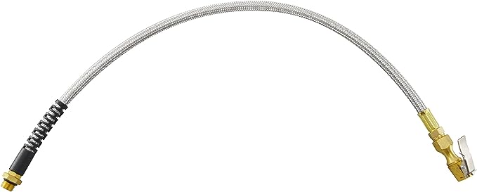 Astro Pneumatic Tool 3018HSS Stainless Steel Hose with Fittings and Locking Chuck, 21"