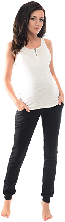 Purpless Maternity Pregnancy Over Bump Support Joggers Comfortable Trousers for Pregnant Women 1307