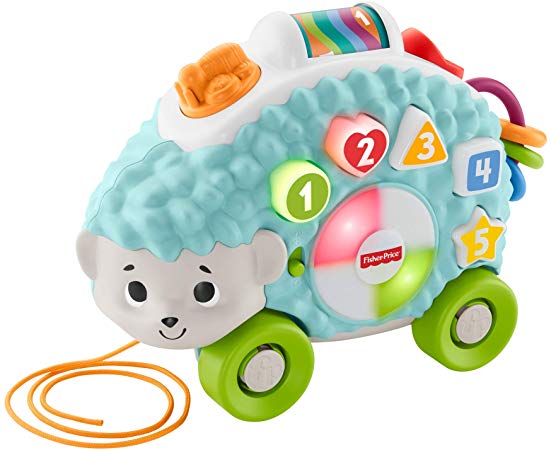 Fisher-Price Linkimals Happy Shapes Hedgehog - Interactive Educational Toy with Music and Lights for Baby Ages 9 Months & Up