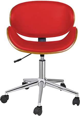 Porthos Home KCH011A RED Rylan Office Chair Red