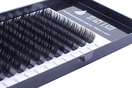 Eyelash Extensions C Curl 0.2mm Stacy Lash / Mixed Tray / Professional Black Semi-Permanent Individual Mink Lashes of Premium PBT material for Salon Use