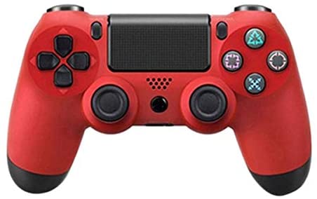 for Sony Ps4 Bluetooth Wireless Controller for Playstation 4 Wireless Vibration Joystick Gamepads for Ps4 Controller (red)