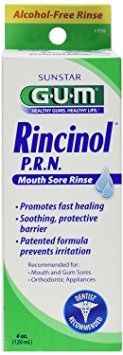 GUM Rincinol P.R.N Oral Rinse, 2 Count