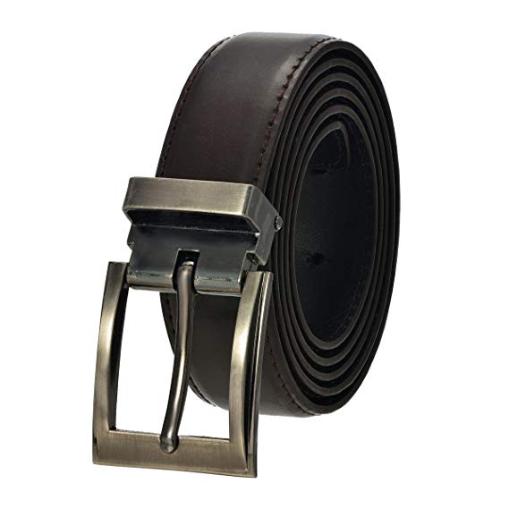 Faux Leather Belt with Nickel Buckle - Many Colors Available