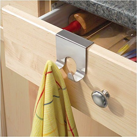 Over Cabinet Drawer Stainless Steel Double Hook