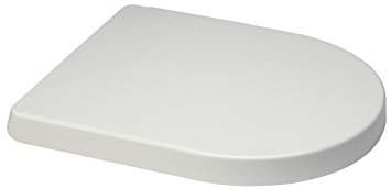 Infinity D Shape Soft Close Toilet Seat with Top Fix Hinges (LONG / ELONGATED PROJECTION)