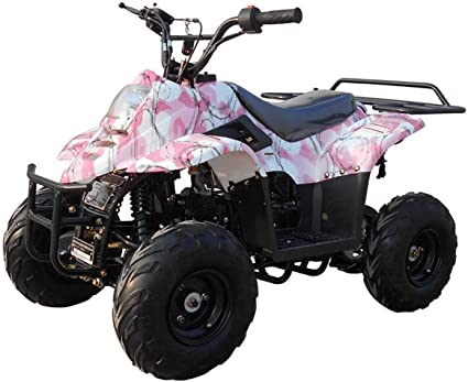 110cc Kids Youth ATV 4 Wheels Wheelers Quad (Pink Camo)