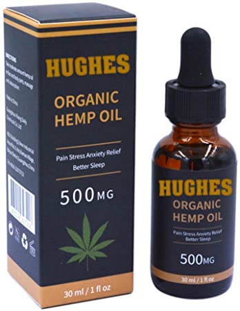 Hemp Sativa Seed Oil 30ML 500MG | Organic Pure 100% Natural | Vegan Friendly | High Strength | Pain Relief | Anxiety and Stress Relief | Sleep Aid | Rich in Omega 3-6-9