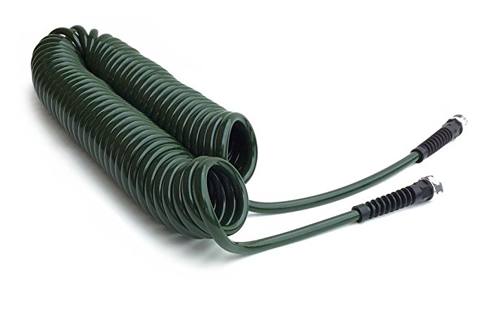 Water Right Professional Coil Garden Hose, Lead Free & Drinking Water Safe, 25-Foot x 3/8-Inch, Rosemary