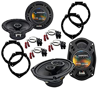Harmony Audio Bundle Compatible with 2006-2012 Chevy HA-R65 HA-R69 New Factory Speaker Replacement Upgrade Package with HA-724568 Factory Speaker Replacement Harness