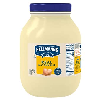 Hellmann's Real Mayonnaise Jar Made with 100% Cage Free Eggs, Gluten Free, 1 gallon