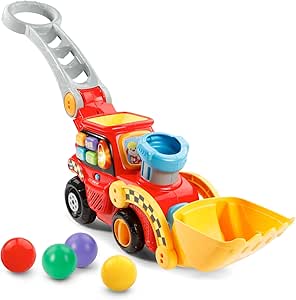 VTech Pop-A-Balls Push & Pop Bulldozer - Red - Online Exclusive