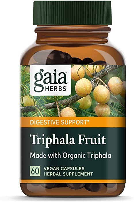 Gaia Herbs Triphala Fruit Capsules, 60 Count