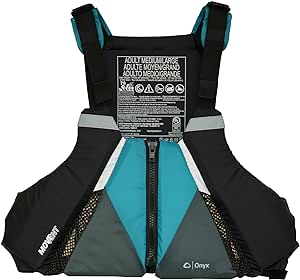 Onyx MoveVent Curve Paddle Sports Life Vest, Medium/Large, Green