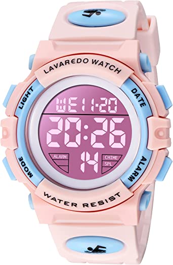 Kids Watch,Boys Watch for 3-15 Year Old Boys,Digital Sport Outdoor Multifunctional Chronograph LED 50 M Waterproof Alarm Calendar Analog Watch for Children with Silicone Band,Kids Gift