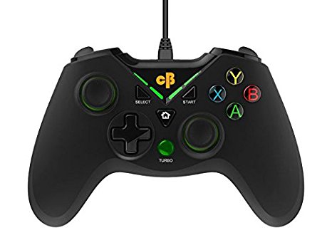Cosmic Byte C1070T Interstellar Wired Gamepad for PC/PS3/Android support for Windows XP/7/8/10, Rubberized Texture, Drivers