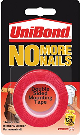 UniBond No More Nails Permanent Roll - 19 mm x 1.5 m