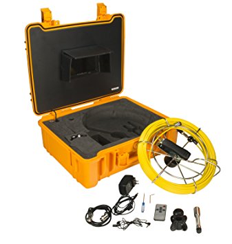 Steel Dragon Tools Model 710DN Pipe Inspection Camera with DVR and 130 FT Cable