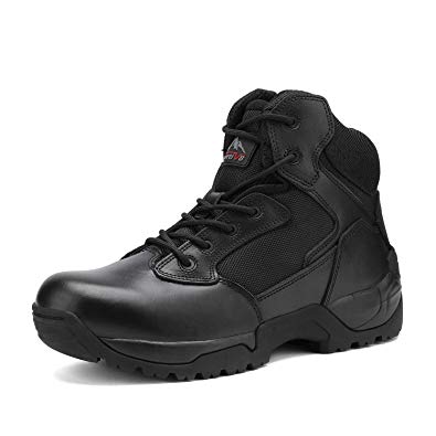 NORTIV 8 Men's Military Tactical Work Boots Hiking Motorcycle Combat Bootie