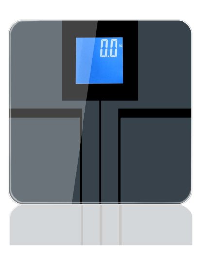 BlueBerry High Precision Digital Bathroom Scale w/400lb.Capacity with Large Backlight Display and smart" Step-On" Technology [2015 Hot Sell]