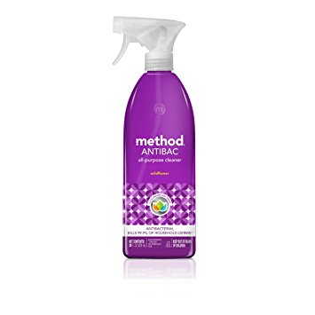 Method Antibacterial All Purpose Cleaner, Wildflower, 28 Ounce (Pack 8)