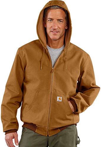 Carhartt Men's Thermal Lined Canvas Hooded Jacket