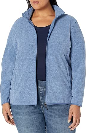 Amazon Essentials Women's Classic-Fit Full-Zip Polar Soft Fleece Jacket (Available in Plus Size)