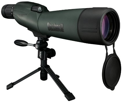 Bushnell Trophy XLT 20-60x 65mm Waterproof Compact Tripod Spotting Scope with Hard and Soft Cases