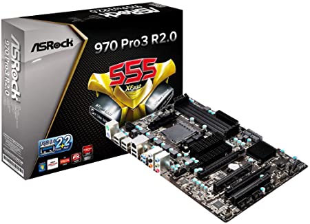 ASRock Motherboard ATX DDR3 1600 AMD AM3  Motherboard 970 PRO3 R2.0