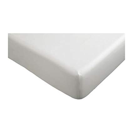 IKEA DVALA - Fitted sheet, white - 160x200 cm