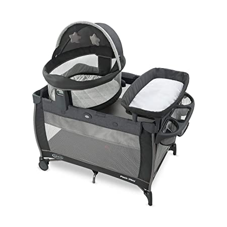 Graco Pack ‘n Play Travel Dome LX Playard | Features Portable Bassinet, Diaper Changer, and More, Redmond, Amazon Exclusive