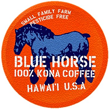Farm-fresh: 100% Kona Coffee, Single Serve for Keurig K-Cup Brewers, 10 Count, Full-City Roast