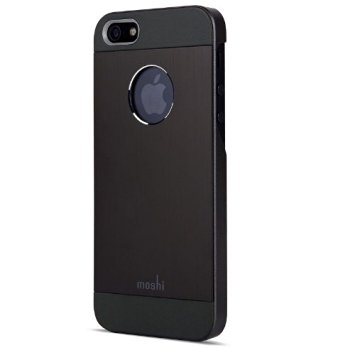 Moshi iGlaze Armour Premium Aluminum Case for iPhone SE/5s/5 (Black)