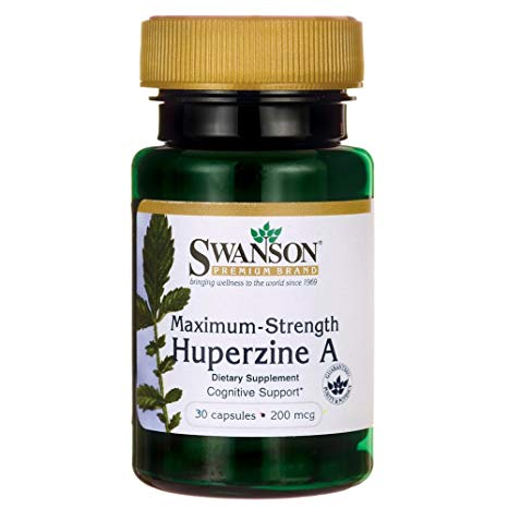 Swanson Maximum-Strength Huperzine A 200 mcg 30 Capsules