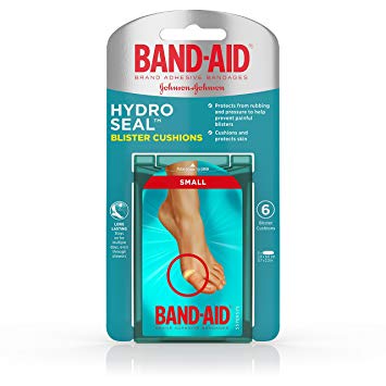 Band-Aid. Brand Hydro Seal Blister Cushion Bandages, Waterproof Ashesive Pads, Small, 6 ct