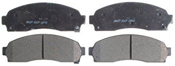 ACDelco 14D913CH Advantage Ceramic Front Disc Brake Pad Set with Hardware